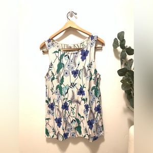 NWT Meadow Run by Anthropologie Embroidered Tank Top